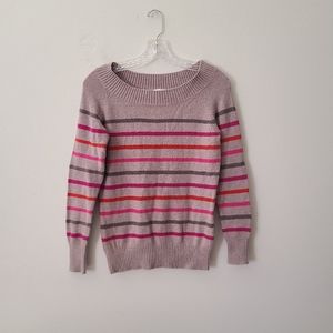 Multi striped sweater
